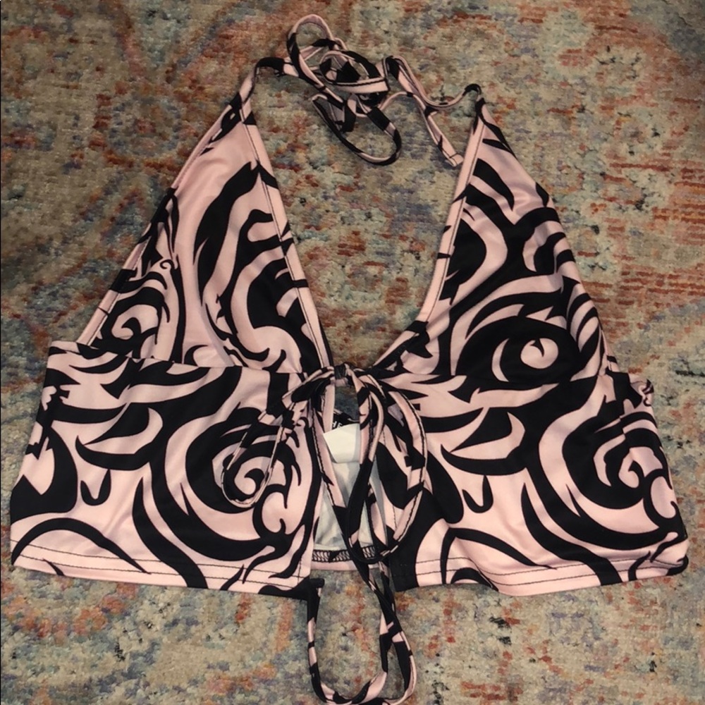 Pattern Halter Top